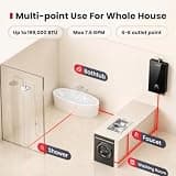 GASLAND Gasmart E 199,000 BTU High-Capacity Indoor Tankless Water Heater