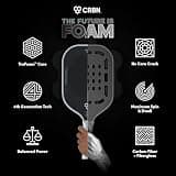 CRBN Pickleball TruFoam Genesis Solid Foam Core Paddle for Arm Comfort