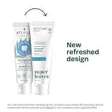 ATTITUDE Plant-Based Fluoride-Free Gentle Whitening Toothpaste, Peppermint