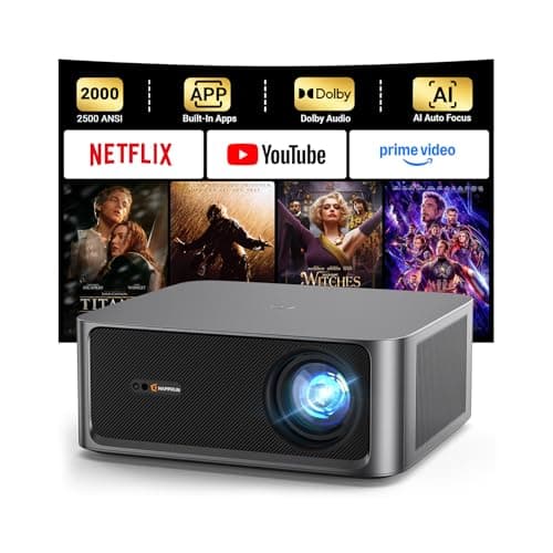 HAPPRUN 2500 Lumens 4K Outdoor Projector