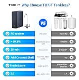 TOKIT U2 Tankless Alkaline Mineral Reverse Osmosis Water Filter System
