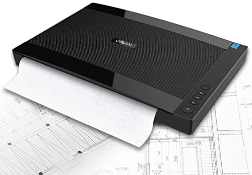 VIISAN VF3240 Large-Format A3 Flatbed Scanner for Blueprints and Artwork