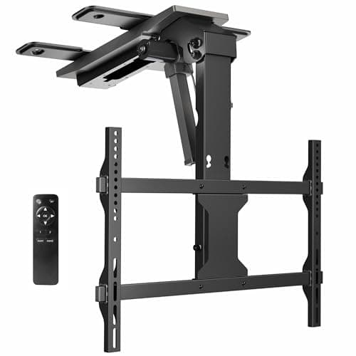 VIVO Smart Electric Flip-Down Ceiling TV Mount with Voice and App Control
