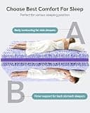 ChiXpace 4-Inch Dual-Layer Memory Foam and Cooling Pillow Top Mattress Pad