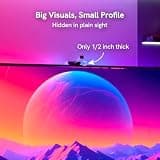 Aura Labs RGBIC Smart TV Backlight with CMOS Camera Color Match (70-85")