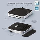 Satechi Mac Mini M4 Hub & Stand with NVMe SSD Enclosure and 10Gbps Data Ports