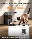 oneisall 3.5L Smart WiFi Automatic Cat Food Dispenser with App Control