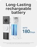TP-Link Tapo 2K Smart Video Doorbell D210 with 160-Degree Wide Angle View