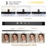 yAyusi Dual-Lamp Video Conference Lighting Setup with 360-Degree Rotation