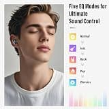 2026 Smart Touch Screen True Wireless Sleep Earbuds with Active Noise Isolation