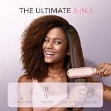 TYMO Ring Pink Edition Hair Straightener Brush Hot Comb