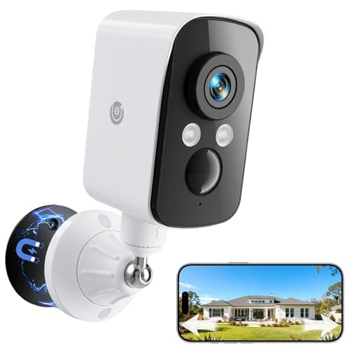 Generic 2K 300-Degree Pan Wireless Outdoor Security Camera with Free 7-Day Cloud Storage