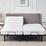 Quilted Microfiber Split King Waterproof Mattress Protector Pad (2-Pack)