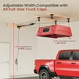 Pacikwest 4-Point Self-Leveling Truck Cap Hoist System for Garage Ceiling
