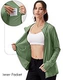 Soothfeel Women's UPF 50+ Lightweight Sun Protection Hoodie Jacket with Pockets