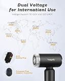 Supgaliy High-Speed Dual Voltage Mini Blow Dryer