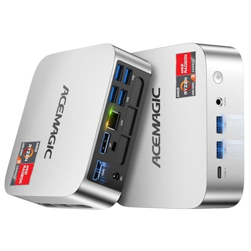 ACEMAGIC K1 Mini PC with AMD Ryzen Embedded R2544, Built-In Power Supply