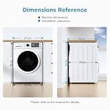 Midea 2.7 Cubic Foot 24-Inch Ventless Front Load Washer Dryer Combo Unit