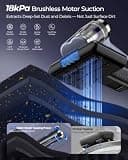 Teant MV01 Cordless Bed Mattress Vacuum