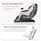 Real Relax Upgraded 2D SL-Track Zero Gravity Full Body Massage Chair for Home