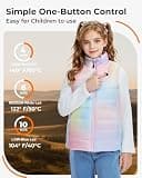Glaais Kids Lightweight Machine Washable Heated Vest with 12000mAh Battery