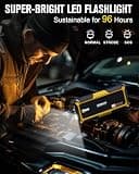 GOOLOO GP4000 4000A Peak SuperSafe Car Jump Starter with USB Quick Charge and Type-C Port