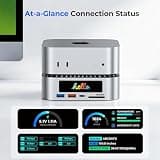 RayCue All-in-One Dock for Mac Mini M4 with Smart UI Display Screens