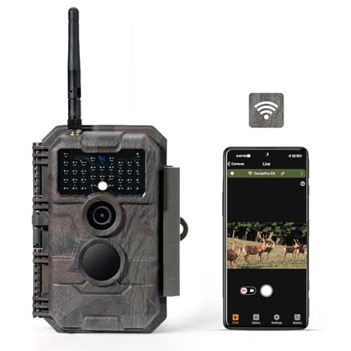 GardePro E6 WiFi Trail Camera with 940nm No-Glow Night Vision and App