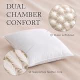 The Ritz-Carlton Feather and Down Blend Pillow - Queen Size Core Support