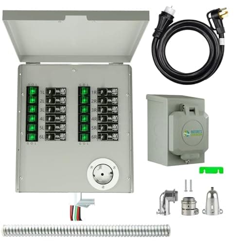 Reliance Controls Pro/Tran2 50-Amp 10-Circuit Manual Transfer Switch For Home Backup