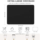 MOFINO 28-Inch Thick Silicone Stove Top Cover with Spill Containment Edges