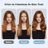 Farery 2.4-Inch Large Barrel Heated Round Brush with Triple PTC Heating Technology