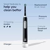 Oral-B Pro 1000 Rechargeable Oscillating Electric Toothbrush for Plaque Defense