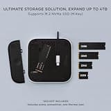 Satechi Mac Mini M4 Hub & Stand with NVMe SSD Enclosure and 10Gbps Data Ports