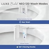LUXE Bidet NEO 120 Single Nozzle Self-Cleaning Non-Electric Attachment