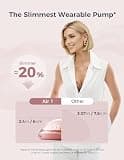 Momcozy Air 1 Ultra-Slim Hands-Free Wearable Breast Pump with Smart Control