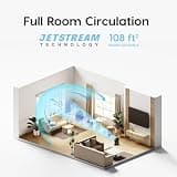 Iris USA Woozoo Compact Oscillating Desk Air Circulator Fan for Bedrooms