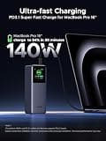 UGREEN Nexode 25000mAh 200W Laptop Power Bank with Smart TFT Display and PD 3.1
