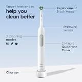 Oral-B iO Series 7 Deep Clean + Protect Rechargeable Toothbrush, Black