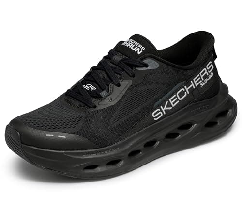 Skechers Men's Max Cushioning Glide Step Advert Hands-Free Slip-In Walking Sneaker