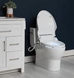 Alpha Bidet JX2 Elongated Electric Bidet Toilet Seat with Tankless Heater