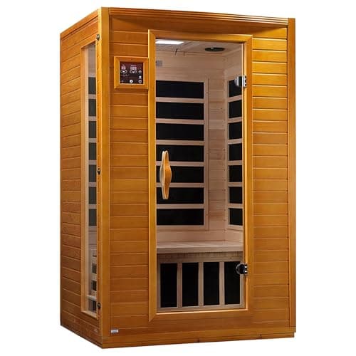 Dynamic Saunas Andora 2-Person Low EMF FAR Infrared Sauna w/ Red Light