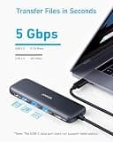 Anker 332 USB-C Hub 5-in-1 4K HDMI 100W Power Delivery Adapter