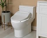 Alpha Bidet JX2 Elongated Electric Bidet Toilet Seat with Tankless Heater