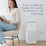 Medify MA-50 V3.0 True HEPA H13 Air Purifier with UV-C Light and 4-Sided Intake