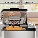 Neretva 15-in-1 Automatic Bread Maker with Large 3.3-Pound Capacity and Ceramic Pan
