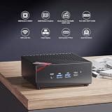KAMRUI Mini PC E3B, AMD Ryzen Embedded V2748, 16GB DDR4 RAM, 512GB M.2 SSD Storage