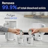 Culligan with ZeroWater Technology 12-Cup Water Filter Pitcher for Fridge