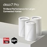 TP-Link Deco BE67 Tri-Band BE14000 WiFi 7 Whole Home Mesh System (3-Pack)