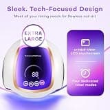 Gugusure 180W UV LED Nail Lamp with 42 Beads & LCD Display Touch Screen
